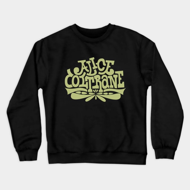 Sonic Serenity: A Tribute to Alice Coltrane Crewneck Sweatshirt by Boogosh